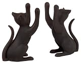 Imax Pair of Playful Iron Cat Bookends