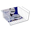 Schulte Small Under Shelf Basket, White
