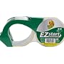 Duck EZ Start Packaging Tape with Reusable Dispenser, 2 Rolls, Crystal Clear