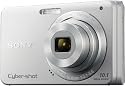 Sony Cyber-Shot DSCW180 Digital Camera - Silver (10 MP 3x Optical Zoom) 2.7 inch LCD