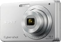 Sony Cyber-Shot DSCW180 Digital Camera - Silver (10 MP 3x Optical Zoom) 2.7 inch LCD