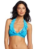 Kenneth Cole Reaction Womens Ruffle-Licious Banded Halter Top