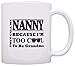 ThisWear Mother's Day Gift for Nanny Too Cool to Be a Grandma Sunglasses Gift 11oz Ceramic Coffee Mug with Handle
