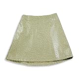 Baby Amore - Girls Pleather Skirt, Tan