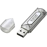 ELECOM USB2.0�t���b�V�������� 4GB �Z�L�����e�B�\�t�g�t (�V���o�[) MF-AU2A04GSV