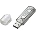 ELECOM USB2.0�t���b�V�������� 4GB �Z�L�����e�B�\�t�g�t (�V���o�[) MF-AU2A04GSV
