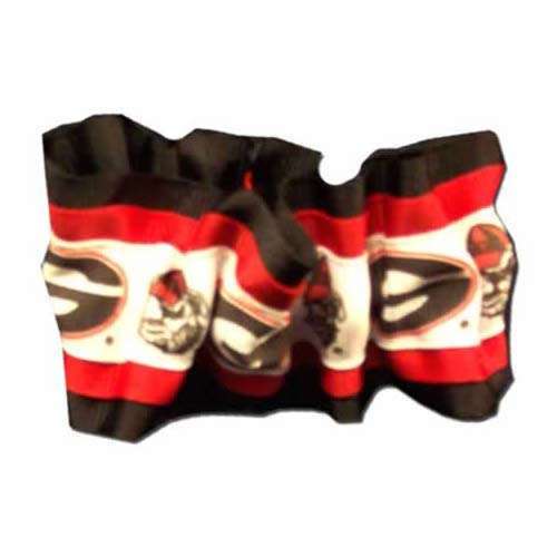 Georgia Bulldogs Hair Scrunchie W/Black 