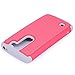 LG VOLT 2 Case, LK LG VOLT 2 Case Drop Protection Shock Absorption Hybrid Dual Layer Armor Defender Protective Case Cover for LG VOLT 2 (Rose Pink)