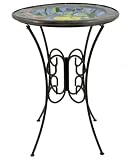 Opus Avant Garden Hummingbird Mosaic Standing Birdbath