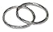 14mm TWIST SOLID .925 STERLING SILVER HINGED HOOP EARRINGS, LEAD & NICKEL FREE!