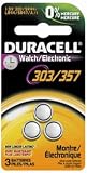 Duracell 303/357 Watch/Electronic Battery, 1.5 Volts 3 Count
