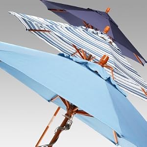Coral Coast 9-ft. Wood Market Umbrella