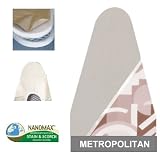 Ironing Board Cover & Pad One Piece Reverses Eco-Friendly (54x14) in Metropolitan by Whitney Design
