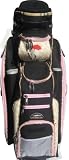 41SSzsI37tL. SL160  A08 Pink A99 Golf Black/beige Flower Golf Cart Bag