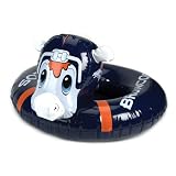 Pack of 3 NFL Denver Broncos Mascot Toddler Swimming Pool Inner Tubes