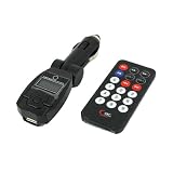 TeckNet FM29A USB Flash Memory MP3 Modulator / Player, Supports Micro-SD Card With Remote Control - Black