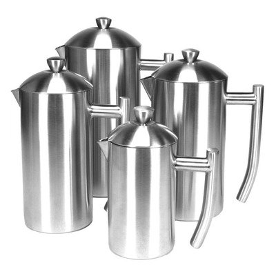 Brushed Stainless Steel French Press Size: 11 oz.