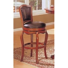 Click here to buy Brown Vinyl Bar Stool One Pair .