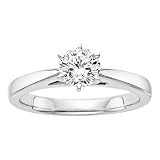 Certified, 3/4 ct. Sitara Diamond Solitaire Ring in 18K White Gold