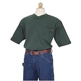 RIGGS WORKWEAR by Wrangler Mens Short Sleeve Henley by Wrangler