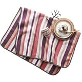 【プチギフト 粗品 景品 記念品に人気の商品】　リリーボーダー 大判ブランケット