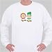 Time is Money Sweatshirt Large White