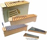 Set D, 5 Sonor Orff Instruments (with Fiberglass Xylophones)