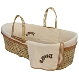 Tadpoles Organic Moses Basket with Love... by Tadpoles