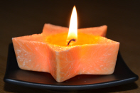 palm wax natural candle