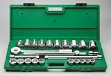 SK HAND TOOLS 4725 25 Piece 12 Point .75 Inch Drive Fractional Socket Set