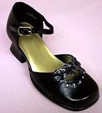 New Daisy Rhinestone Shoes Pageant (Black, Pink, White or Ivory)