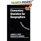Elementary Statistics for Geographers: Second Edition by James E. Burt and Gerald M. Barber