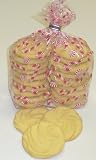 Gourmet Food : Scott's Cakes 1 lb. Almond Shortbread Cookies in a Candy Cane Bag