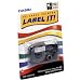 Casio XR-18X2S 18mm Labelling Tape (Black on Clear)
