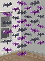 Hanging Foil Decoration (6 strings) - Bats
