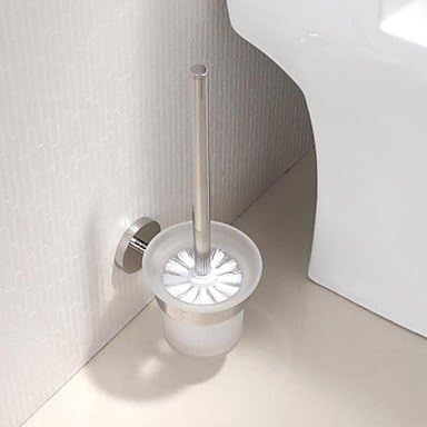 XP HOME Contemporary Mirror Polished Wall Mounted Toilet Brush Holder