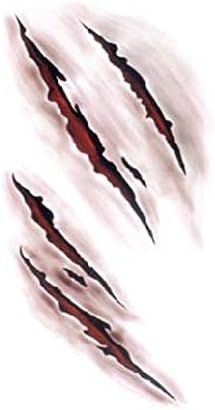 Aobee Creative Bleeding Scar Waterproof Temporary Tattoo Body Art Stickers Removable