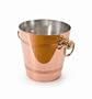 Mauviel Cupretam Pour la Table Tinned Copper Round Champagne Bucket