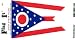 Ohio Heavy Duty Vinyl Bumper Sticker (3 x 5 Inches)