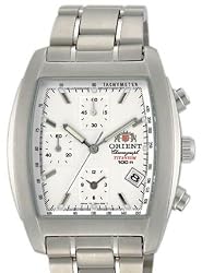 CTDAA001W Orient Quartz Chronograph Square Titanium White Watch