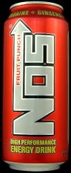 16 Pack - NOS High Performance Energy Drink - Fruit Punch - 16oz.