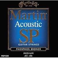 Martin MSP4200 SP Phosphor Bronze Acoustic Guitar Strings, Medium