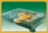Two Running Horses Heavy Weight 3.2kg (7lbs) Acrylic Mink Blanket