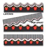 APPLES & BLACK GINGHAM
