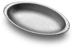 Wilton Armetale Grillware Small Oval Au Gratin with 2 Pot Holders