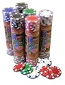 Professional Weight Casino Chips - 50 11.5 Gram Chips in Tube