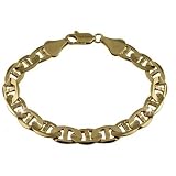 Yellow Gold Overlay Sterling Silver Blue Topaz & Diamond Bangle Bracelet