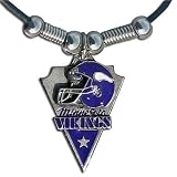 NFL Minnesota Vikings Leather Cord Necklace