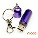 Ultra Leicht Aluminium Kapsel USB 2.0 Flash Pen Drive Memory Stick wetterfest wasserdicht sto�fest Metallic (16GB, Purpur)