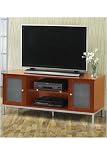 Amanda Wide-screen Tv Stand 2-door/open Cherry